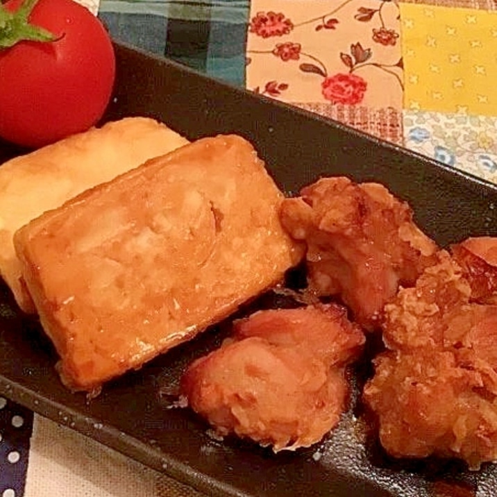 【レンジでノンフライ】お好み焼き粉で鶏のから揚げ